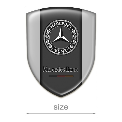 Mercedes Benz Car Accessories Badge Grey Variant 