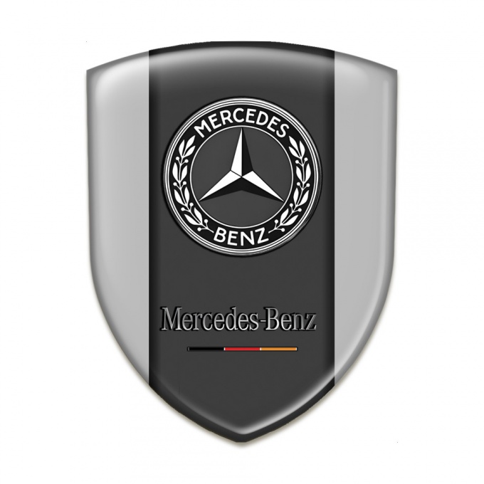 Mercedes Benz Car Accessories Badge Grey Variant 