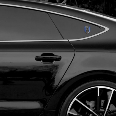 Mercedes Benz Self Adhesive Car logo Emblem Blue Variant 