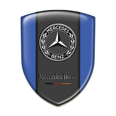 Mercedes Benz Self Adhesive Car logo Emblem Blue Variant 