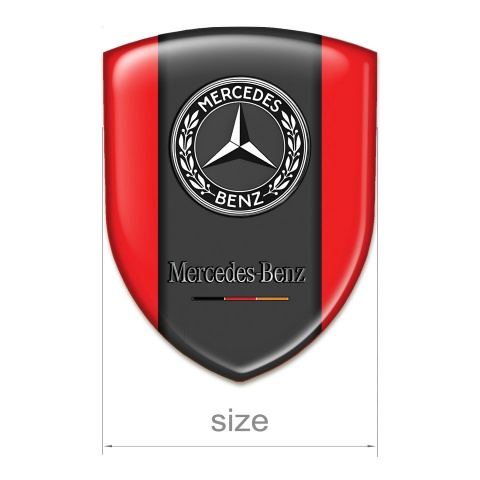 Mercedes Benz Car Interior Badge Stylish red Variant 