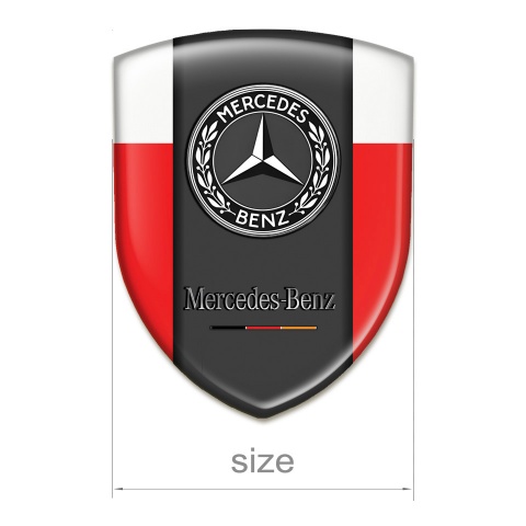 Mercedes Benz Silicone Shield Red White Variant 