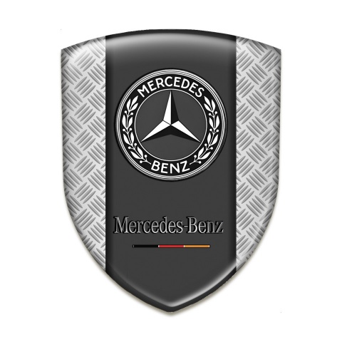 Mercedes Benz Resin Sticker Mesh Effect Pattern 