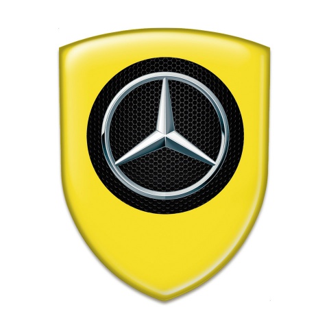 Mercedes Silicone Emblem Racing Edition Yellow Edition 