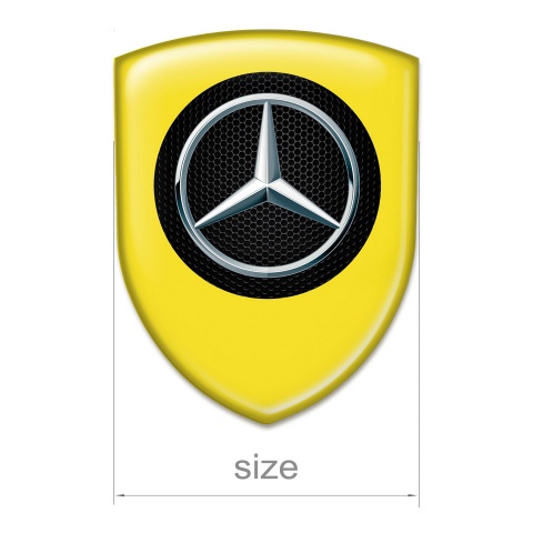 Mercedes Silicone Emblem Racing Edition Yellow Edition 
