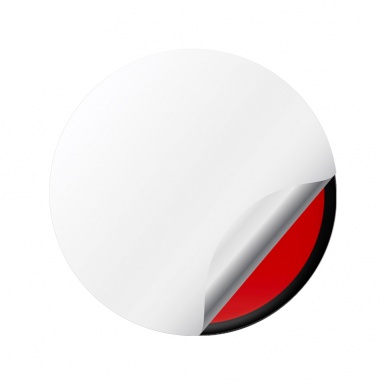 Ford Emblem Wheel Center Caps Red Black Ring