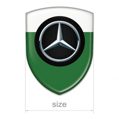 Mercedes Emblem Exterior Green White Edition 