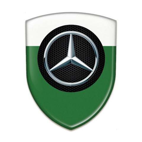 Mercedes Emblem Exterior Green White Edition 