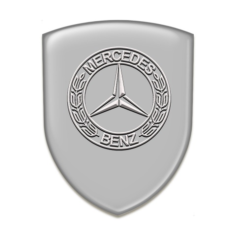 Mercedes Benz Silicone Badge Grey Model