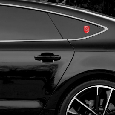 Mercedes Benz Tuning Emblem High End Red Model 