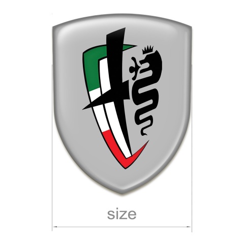 Alfa Romeo Emblem Interior Grey Base New Logo 