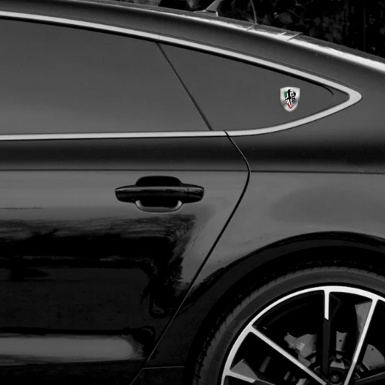 Alfa Romeo Tuning Emblem Metallic Effect Base New Logo Style 