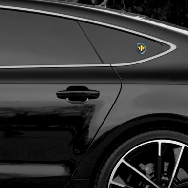Alfa Romeo Emblem Interior Navy Blue Carbon Base Classic Logo 