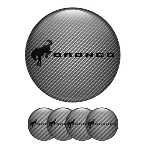 Ford Bronco Wheel Emblem for Center Caps Carbon