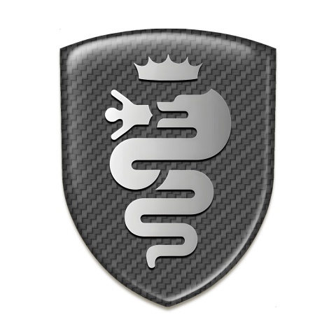 Alfa Romeo Car Accessories Badge carbon Design Retro Logo 