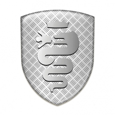 Alfa Romeo Self Adhesive Car logo Emblem mesh effect Design Retro Logo 