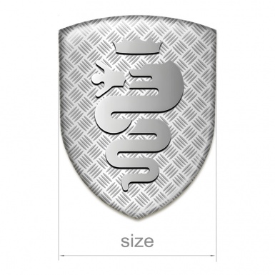 Alfa Romeo Self Adhesive Car logo Emblem mesh effect Design Retro Logo 