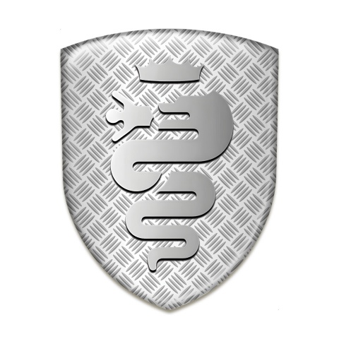 Alfa Romeo Self Adhesive Car logo Emblem mesh effect Design Retro Logo 