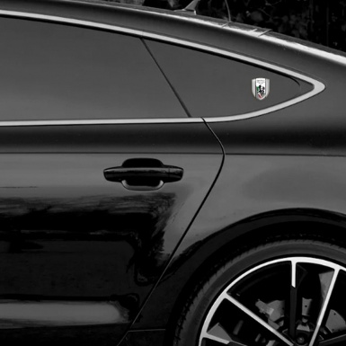 Alfa Romeo Tuning Badge  Gray Background Racing Edition 
