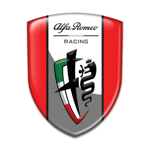 Alfa Romeo Car Accessories Badge Red Edition New Logo Style 