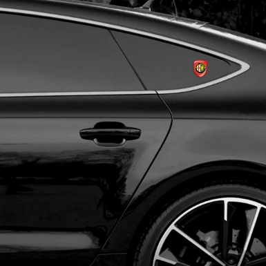 Alfa Romeo Emblem Badge Logo Red Base Classic Logo 