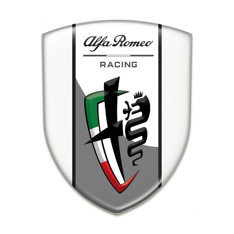 Alfa Romeo Emblem Interior White Edition New Logo Style 