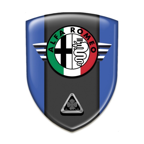 Alfa Romeo Self Adhesive Emblem Logo Blue Model 