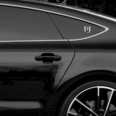Alfa Romeo Silicone Emblem Racing Edition White Model 