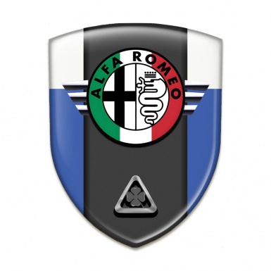 Alfa Romeo Emblem Exterior High Quality  Blue White Model 