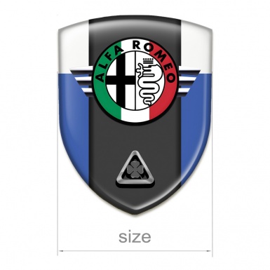 Alfa Romeo Emblem Exterior High Quality  Blue White Model 