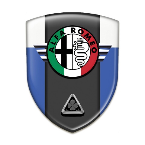 Alfa Romeo Emblem Exterior High Quality  Blue White Model 