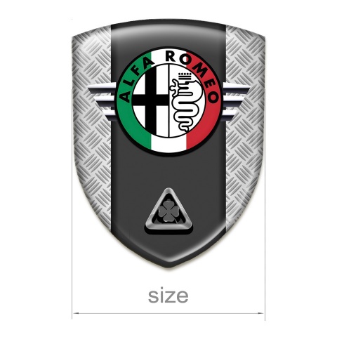 Alfa Romeo Emblem Badge Logo Mesh Effect Model 