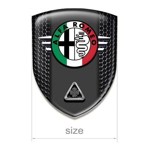 Alfa Romeo Emblem Interior Perforated Steel Model 