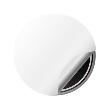 Motec Gel Stickers for Wheel Center Cap Black Grey Ring