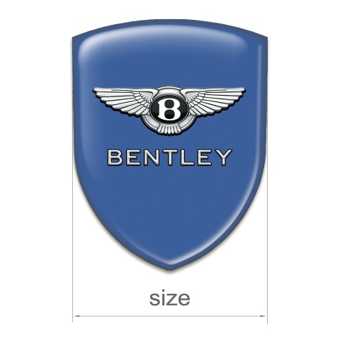 Bentley Tuning Badge High End Blue Design 