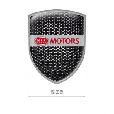 Kia Emblem Silicone Black Art Red Logo