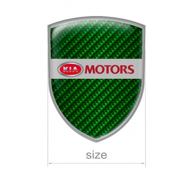 Kia Emblem Silicone Green Carbon Red Logo