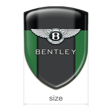 Bentley Tuning Emblem Green Black Base Classic Logo 