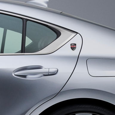Kia Domed Emblem New Style Red Logo
