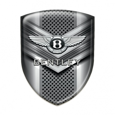 Bentley Tuning Badge  Gray V Shaped Detail 