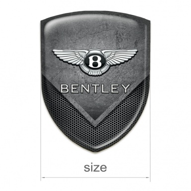 Bentley Car Accessories Badge Scratched Stone And Grille Design 