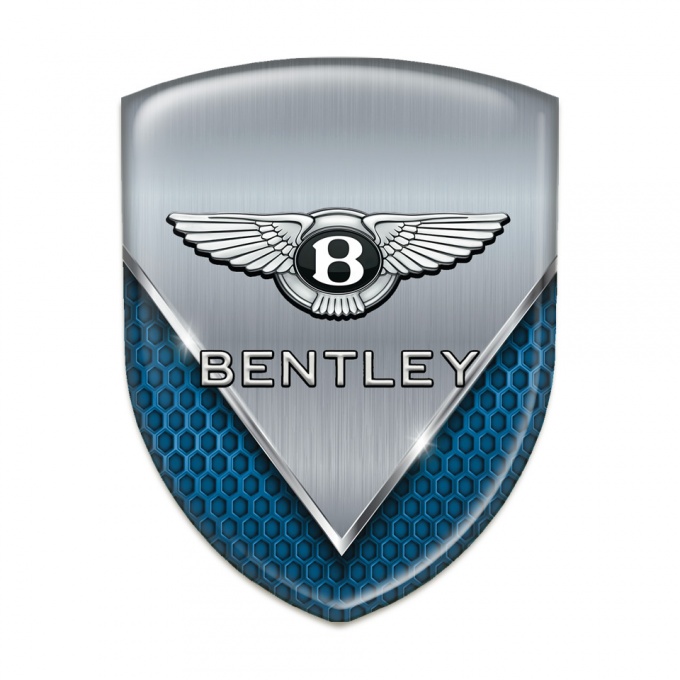 Bentley Silicone Shield Metal with Blue Grille Design 