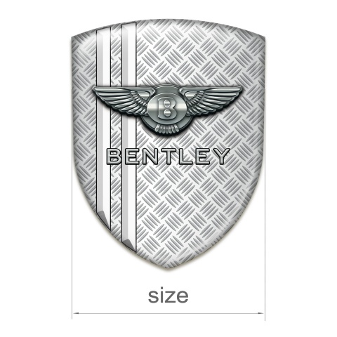 Bentley Emblem Exterior Mesh Effect with White Lines Variant 