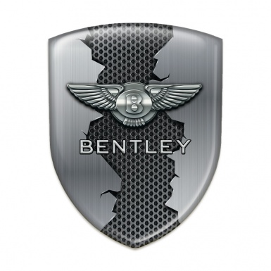 Bentley Resin Sticker Torn Metal Design 