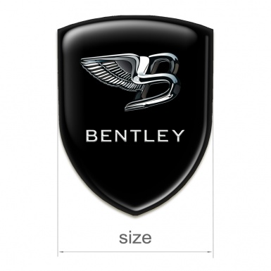 Bentley Tuning Badge Black Print New Logo Style 