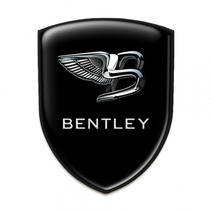 Bentley Tuning Badge Black Print New Logo Style 