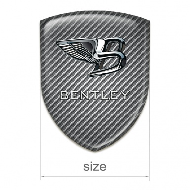 Bentley Self Adhesive Emblem Logo Carbon Base New Logo Style 