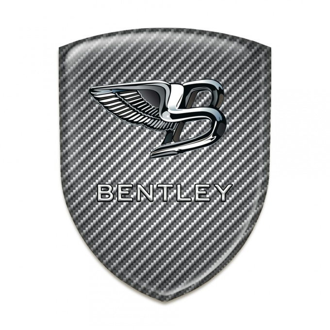 Bentley Self Adhesive Emblem Logo Carbon Base New Logo Style 