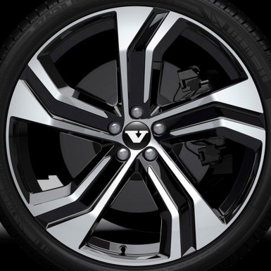 Volvo Wheel Emblem Center Cap Black V