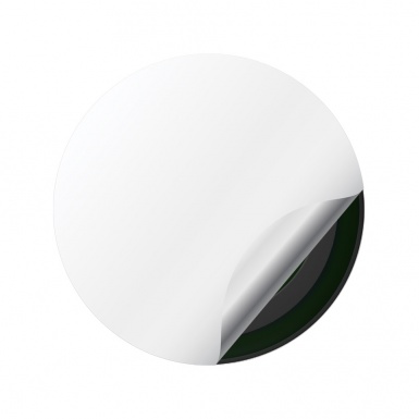 VW Volkswagen Domed Stickers Wheel Center Cap 3D Green